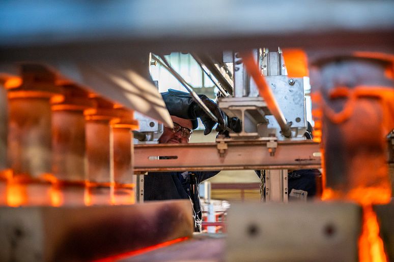 The mixers are installed as part of the preparations for a colour campaign.